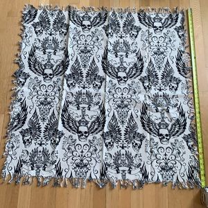 Royal Winged Skull Scarf